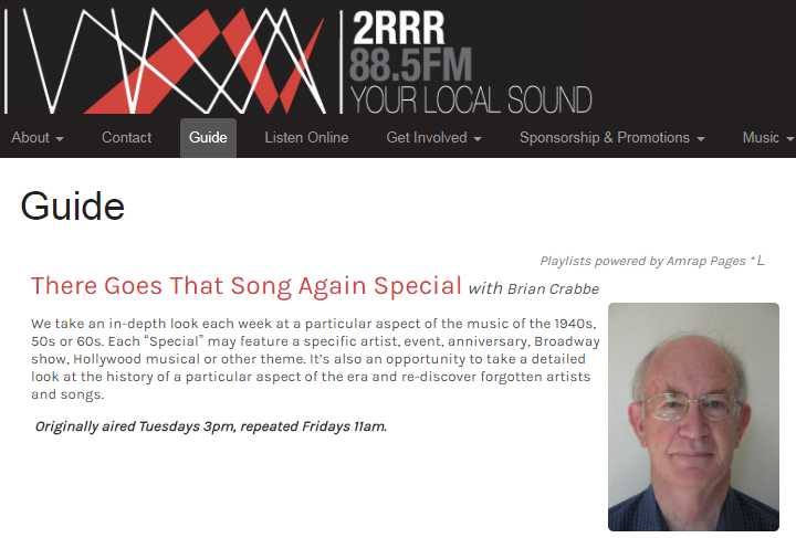 510JAZZ on Radio 2RRR 88.5 FM, Sydney, Australia