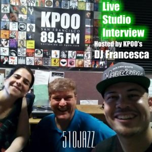 510JAZZ Interviewed On KPOO 89.5FM, Friday, October 25